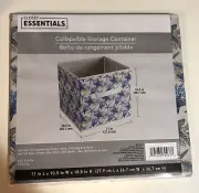 Brand New Novelty Nautical Closet Essentials Collapsible Storage Container