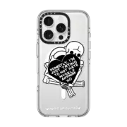 iPhone 16 Pro Clear Case MagSafe Compatible self-acceptance skeleton