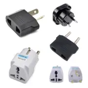 US/EU To EU/UK/AU/US Plug Travel Wall AC Power Charger Adapter Cable Converter