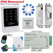 IP68 Waterproof RFID Card+Password Door Access Control System+Drop Bolt Lock Top