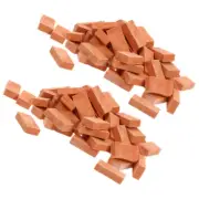 100 Pcs Small Bricks Simulated Child Miniature Building Materials Blocks