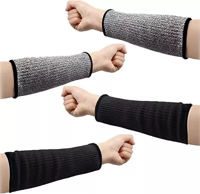 2 Pairs Forearm Sleeve, Cut Resistant Sleeves for Men and Women Arm Protectors