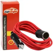 Epauto 12V 12' Foot Heavy Duty Extension Cord With Cigarette Lighter P