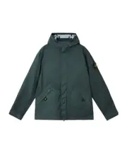 Stone Island Compass Patch Hooded Jacket XL,XXL dark green