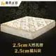 ASSARI-典藏機能5cm乳膠備長炭三線強化側邊獨立筒床墊-單人3尺 (3.7折)