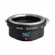 KIPON Optical Adapter Focal Reducer Put Nikon G Mount Lens on Fuji X XF Camera
