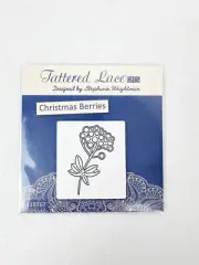 TATTERED LACE- CHRISTMAS BERRIES - D436 - BRAND NEW