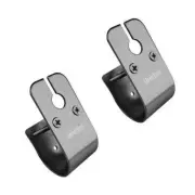 2 X UNIDEN MBU-03BK 50mm BULLBAR MOUNT BLACK SLOTTED BRACKET ANTENNA UHF CB FOR