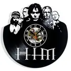 HIM Vinyl Wall Clock - Retro Decor - Unique Home Accent - Perfect Gift