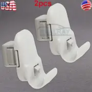 2x Car Sun Visor Clip Grey Holder Bracket Clips LC6269261B77 For Mazda 3 5 6 CX9 (for: Mazda)