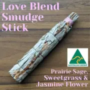 Love Blend Smudge Stick - Prairie Sage, Sweetgrass & Jasmine Flower
