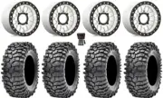KMC Grenade Bdlk 15" Wheels Mh +10mm 35" Roxxzilla Tires Textron Wildcat XX