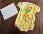 New Vintage Carter's 24 Month One Piece Yellow Clown Retro