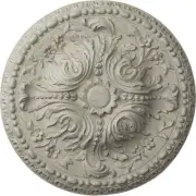 Ekena Millwork 19-5/8 in. x 3/4 in. Amelia Urethane Ceiling Medallion (Fits upto