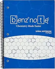 Benznote Spiral Notebook for Organic and Bio Chemistry