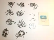 92 Vintage Mustad 37160 #8 Wide Gap Fly Hooks - NOS