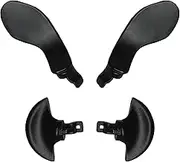 4 Pcs Back Paddles for PS5 Edge Controller，Metal Rear Paddles Trigger Buttons Replacement Grip Parts for PS5 DualSense Edge Wireless Controller(Black)