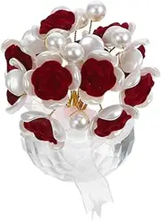 HEALEEP Floral Dashboard Decoration Romantic Pearl Sky Adornment for Car Interior Quick Installation Elegant Car Ornament Unique Present