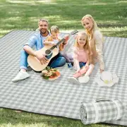 Picnic Blankets Outdoor Extra Large - 80"x80" Portable 80x80, Light Green