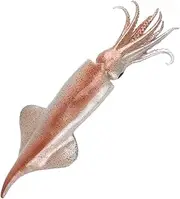 HONMEET Seafood Squid Model Faux Fruit Model Whale Sea Animals Plushies Fish Sauce Artificial Lemons Whale Bath Mini Ocean Figurines Artificial Fruit Decoration Fake Food Pink PVC