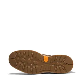 Timberland 男款棕色全粒面皮革防水休閒鞋|A5V1NF13