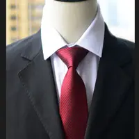 在飛比找PChome24h購物優惠-拉福，領帶窄版領帶6cm防水領帶手打領帶(酒紅)