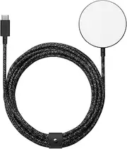 Native Union Snap Magnetic Wireless Charger – MagSafe Charging for iPhone 13/13 mini / 13 Pro / 13 Pro Max – Built-in 10ft / 3m USB-C Cable – 15W Fast-Charging for Qi-Compatible Devices (Cosmos)