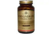 Solgar Cod Liver Oil Vitamins A & D Immune System & Vision Support 250 Softgels