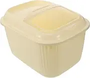 TEHAUX Rice Storage Container with Airtight Rice Bucket for Cereal Grains Beans Capacity Clear Design for Kitchen Use Food Storage