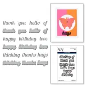 PAPERCRAFTS, INC Etched Dies by Simon Hurley-Everyday Sentiments-Metamorphosi...