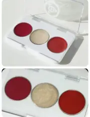 MARY KAY AT PLAY Just For Lips - Lip Gloss TRIO Pallet Pink, Red & Clear Shimmer
