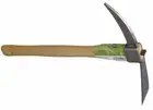 Hoe-pick, Handle Len 38.5cm, Stainless, for Digging, Breaking Up Compacted Soil