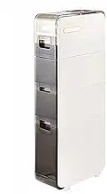 Free Standing Toilet Storage Cabinet Multifunctional Storage Cabinet With Drawers And Wheels 2tier/3tier4tier Small Bathroom Storage And Drawers Narrow Side Floor Organizer (6.1x16