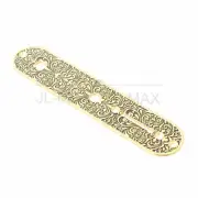 Guitar Control Plate Mounting Plate Carving Surface for Tele Guitar Gold