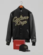[MITCHELL & NESS] Culture Kings 10 Year Anniversary Pack Black/gold - Size L L Black Gold
