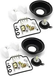 Repair Accessories kit 2 Sets/Pack Carburetor Repair Kit & Vacuum Diaphragm &Carb Float Rebuild Parts Motorcycle for Y&amaha XT225