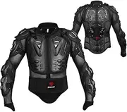[Generic] Cycle Protective Jacket for Men Sport MTB Racing Arm Chest e Full Body Protector Armor Black XXL