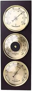 3-in-1 Analog Weather Station Barometer Thermometer Hygrometer for Indoor and Outdoor, Home Wall, Fishing Boat, Office Decor