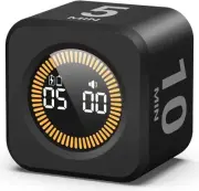 KADAMS Rotating Visual Timer Productivity Pomodoro Cube, 5/10/25/50 Min Count