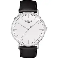 在飛比找PChome24h購物優惠-TISSOT 天梭 Everytime 經典雋永腕錶-銀x黑