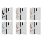 NATURE MAGICK ADVENTURE AWAITS MAP ON MARBLE LEATHER BOOK CASE FOR SAMSUNG 1