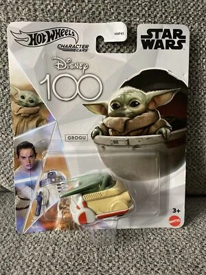 Hot Wheels Disney Character Cars 100 Star Wars Grogu Mattel 1:64 Scale Car