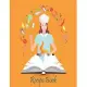 Recipe Book: Blank Recipe Books To Write In Perfect For Girl Design With Woman Cooking With Pot, Vegetable And Meat
