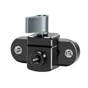 1/4" Thread Sliding Extension Adapter Cold Shoe Connector for Camera Cage Rig