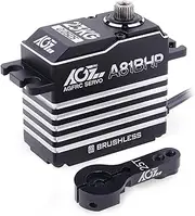 AGFRC High-Speed Steering RC-Servo-Motor - 0.052Sec 23KG Full Metal Gear Programmable Brushless Digital Servo for 1/8 1/10 RC Models, 180 Degrees (A81BHP)