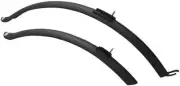 Avenir Clip-on Bicycle Fender Set Rain Protection 45mm Wide 700cc wheels Black