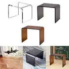 Acrylic Side Table Step Stool with Round Edge Living Room Furniture Small Side