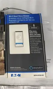 Eaton Wi-Fi Smart Single-pole/3-way Smart Compatible Alexa Light dimmer