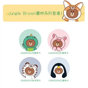 【5icoco】LINE FRIENDS JUNGLE-叢林彩繪款 珪藻土吸水杯墊(2入組)熊大莎莉 (5折)