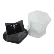 2pc Avanti 12.5cm Silicone/Plastic Mega Cube Ice Mould Set - Black/White